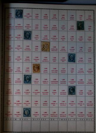 1849-1874, Lot de classiques de France, orienté sur