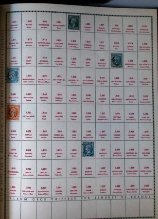 1849-1874, Lot de classiques de France, orienté sur