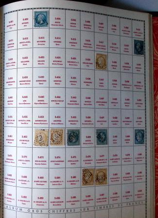 1849-1874, Lot de classiques de France, orienté sur
