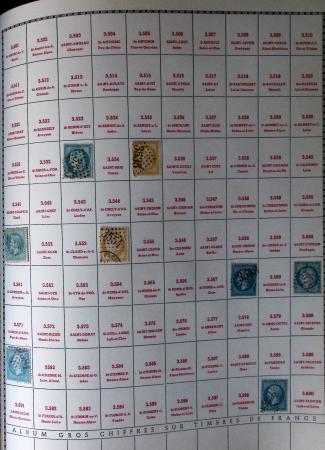 1849-1874, Lot de classiques de France, orienté sur