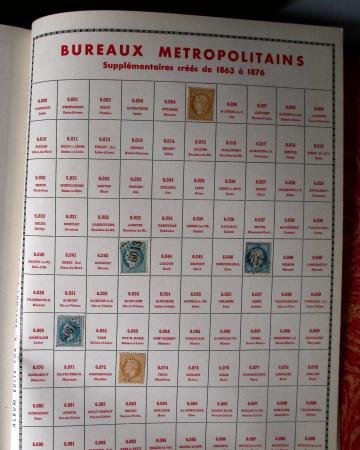 1849-1874, Lot de classiques de France, orienté sur