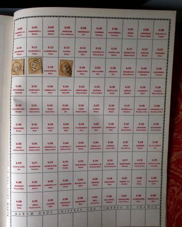 1849-1874, Lot de classiques de France, orienté sur