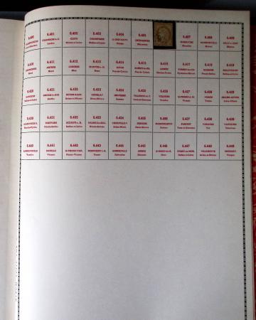1849-1874, Lot de classiques de France, orienté sur