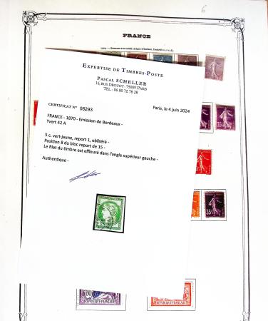1849-1960,  Ancienne collection de France montée sur