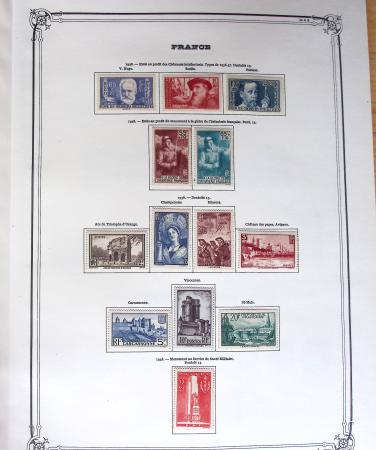 1849-1960,  Ancienne collection de France montée sur