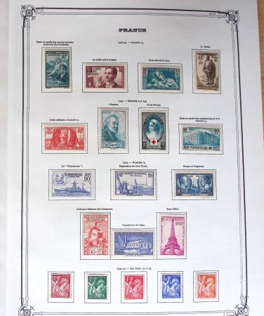 1849-1960,  Ancienne collection de France montée sur