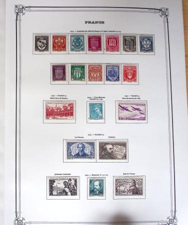 1849-1960,  Ancienne collection de France montée sur