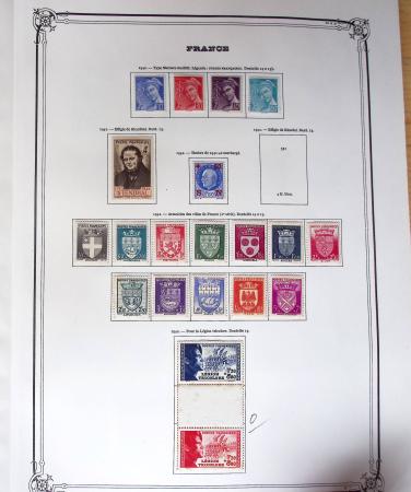 1849-1960,  Ancienne collection de France montée sur