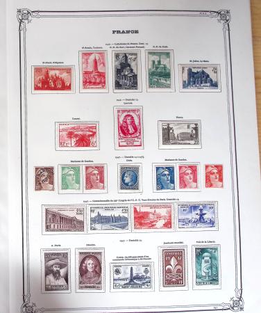 1849-1960,  Ancienne collection de France montée sur