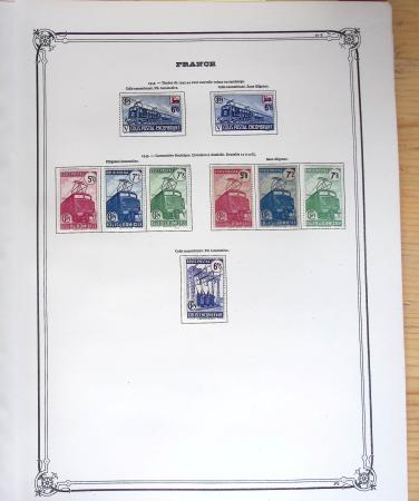 1849-1960,  Ancienne collection de France montée sur