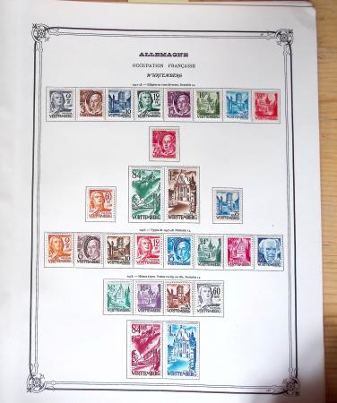 1849-1960,  Ancienne collection de France montée sur