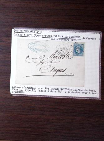 1840-1900 Divers comprenant : Classeur de Bureau contenant