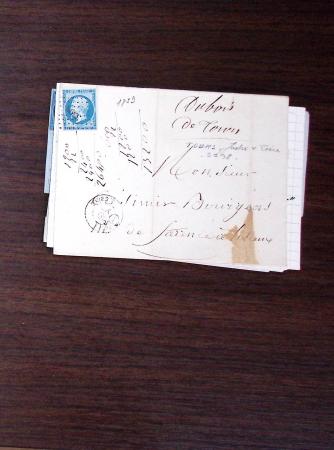 1840-1900 Divers comprenant : Classeur de Bureau contenant