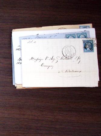 1840-1900 Divers comprenant : Classeur de Bureau contenant