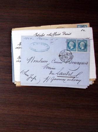 1840-1900 Divers comprenant : Classeur de Bureau contenant