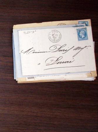 1840-1900 Divers comprenant : Classeur de Bureau contenant