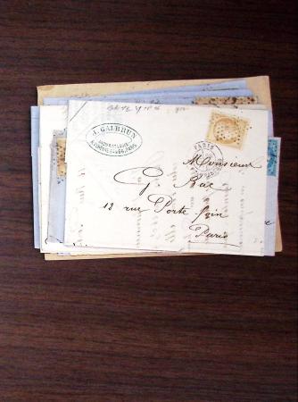 1840-1900 Divers comprenant : Classeur de Bureau contenant