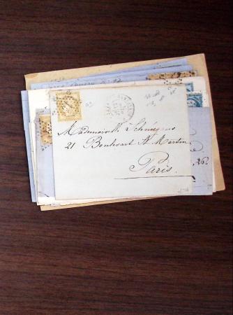 1840-1900 Divers comprenant : Classeur de Bureau contenant