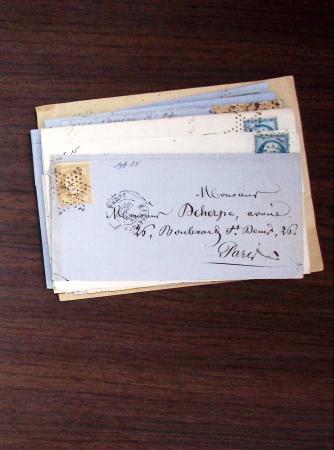 1840-1900 Divers comprenant : Classeur de Bureau contenant