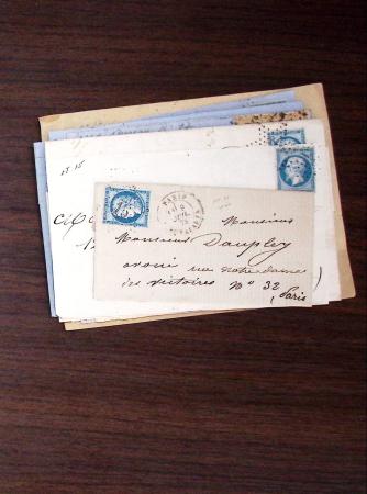 1840-1900 Divers comprenant : Classeur de Bureau contenant