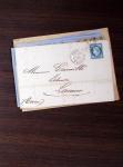 1840-1900 Divers comprenant : Classeur de Bureau contenant