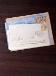 1840-1900 Divers comprenant : Classeur de Bureau contenant