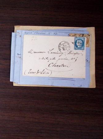 1840-1900 Divers comprenant : Classeur de Bureau contenant