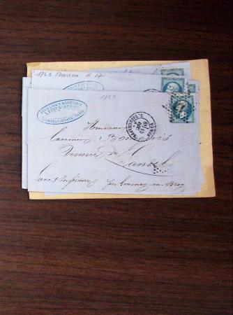 1840-1900 Divers comprenant : Classeur de Bureau contenant