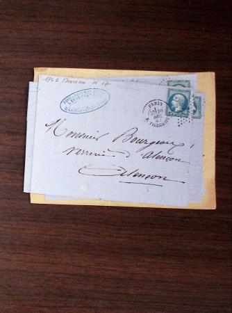1840-1900 Divers comprenant : Classeur de Bureau contenant