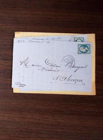 1840-1900 Divers comprenant : Classeur de Bureau contenant