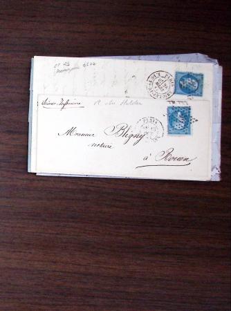1840-1900 Divers comprenant : Classeur de Bureau contenant