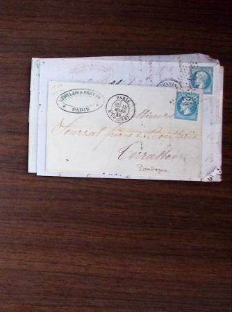 1840-1900 Divers comprenant : Classeur de Bureau contenant