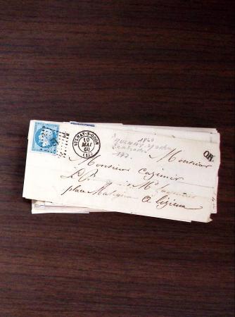 1840-1900 Divers comprenant : Classeur de Bureau contenant