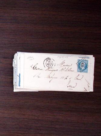 1840-1900 Divers comprenant : Classeur de Bureau contenant