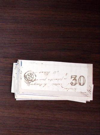 1840-1900 Divers comprenant : Classeur de Bureau contenant
