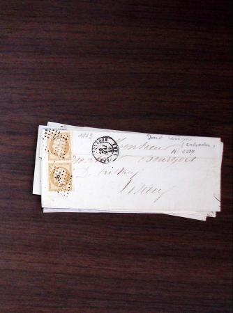 1840-1900 Divers comprenant : Classeur de Bureau contenant