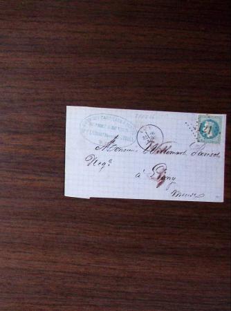 1840-1900 Divers comprenant : Classeur de Bureau contenant