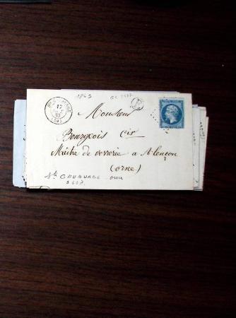 1840-1900 Divers comprenant : Classeur de Bureau contenant