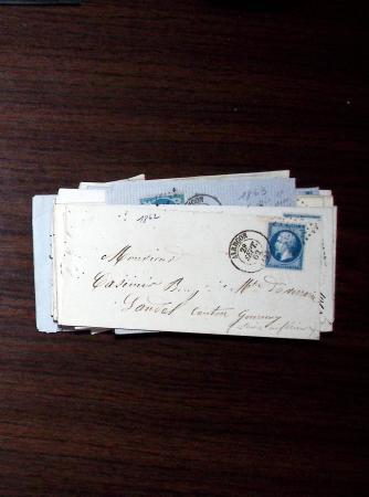 1840-1900 Divers comprenant : Classeur de Bureau contenant