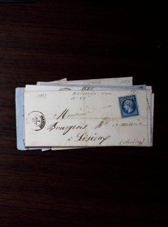1840-1900 Divers comprenant : Classeur de Bureau contenant