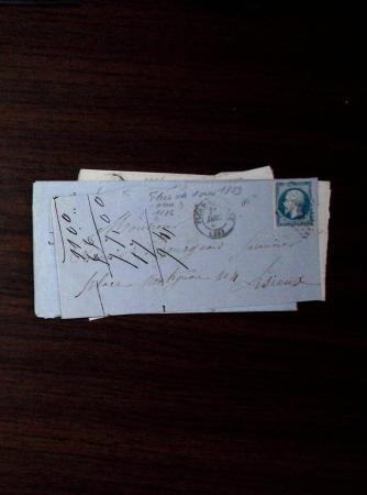 1840-1900 Divers comprenant : Classeur de Bureau contenant