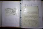 1840-1900 Divers comprenant : Classeur de Bureau contenant