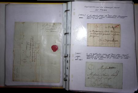1840-1900 Divers comprenant : Classeur de Bureau contenant