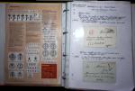 1840-1900 Divers comprenant : Classeur de Bureau contenant