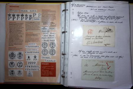 1840-1900 Divers comprenant : Classeur de Bureau contenant