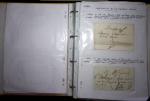 1840-1900 Divers comprenant : Classeur de Bureau contenant