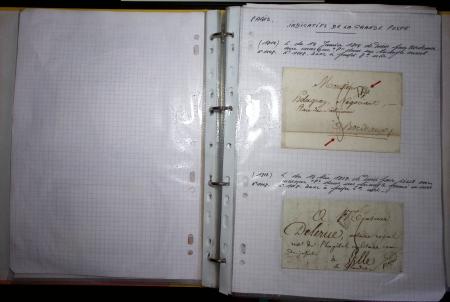 1840-1900 Divers comprenant : Classeur de Bureau contenant