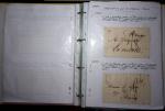 1840-1900 Divers comprenant : Classeur de Bureau contenant
