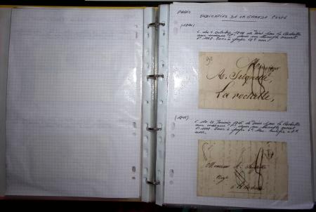 1840-1900 Divers comprenant : Classeur de Bureau contenant