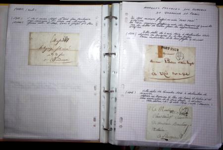 1840-1900 Divers comprenant : Classeur de Bureau contenant